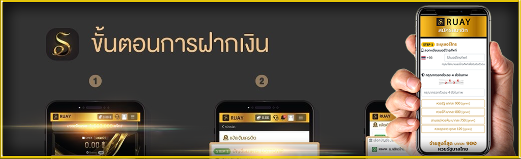 ขั้นตอน ฝากเงินซื้อหวยลาว